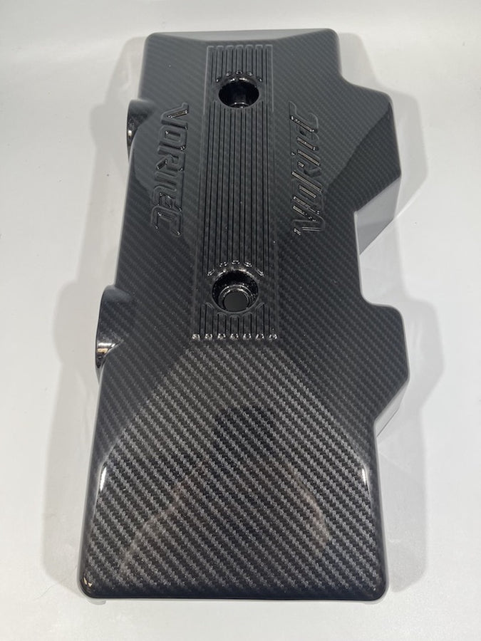 Custom Carbon Fiber Carbon Fiber Hydro Dipped Engine/Fuse Box Covers for Silverado, Tahoe & Cadillac