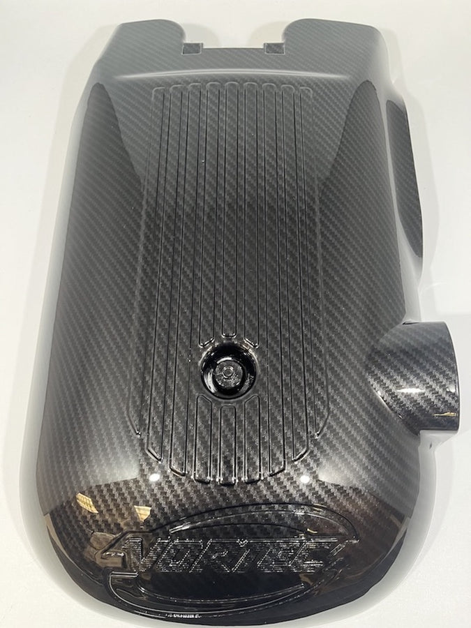 Custom Carbon Fiber Carbon Fiber Hydro Dipped Engine/Fuse Box Covers for Silverado, Tahoe & Cadillac