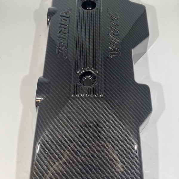 Custom Carbon Fiber Carbon Fiber Hydro Dipped Engine/Fuse Box Covers for Silverado, Tahoe &amp; Cadillac