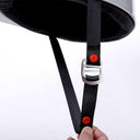 Baseball Cap Style Motorcycle Helmet BLACK & WHITE AMERICAN FLAG