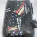 Custom Carbon Fiber American Flag Hydro Dipped Engine Covers for Silverado, Tahoe &amp; Cadillac