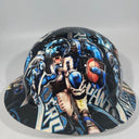 Full Brim Hard Hat Hydro Dipped CAROLINA PANTHERS
