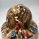 Full Brim Hard Hat Hydro Dipped American Soldier